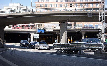 Vägbeskrivningar till Blekholmstunneln med kollektivtrafik