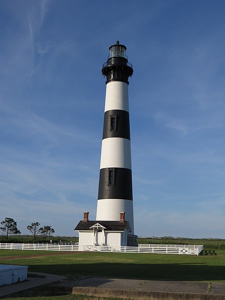 File:Bodie Island Lighthouse, Cape Hatteras National Seashore, Outer Banks, North Carolina (14410001316).jpg