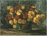 Bowl with Chrysanthemums, 1886, Private Collection (F217)