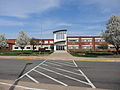 Brentville District High School, located at 12109 Aden Road, Nokesville, Virginia 20181. North entrance on west side of building shown.