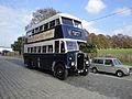 Bristol Omnibus Company C3336 (GHT 154), a Bristol K6G, in Newport Quay, Newport, Isle of Wight for the Isle of Wight Bus Museum's October 2011 running day.