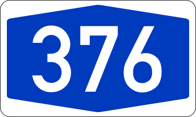 File:Bundesautobahn 376 number.svg