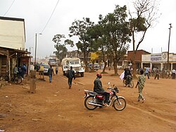 Butembo főutcája, 2007. július