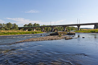 Bystryzja near Jesupil, shortly before the confluence with the Dniester