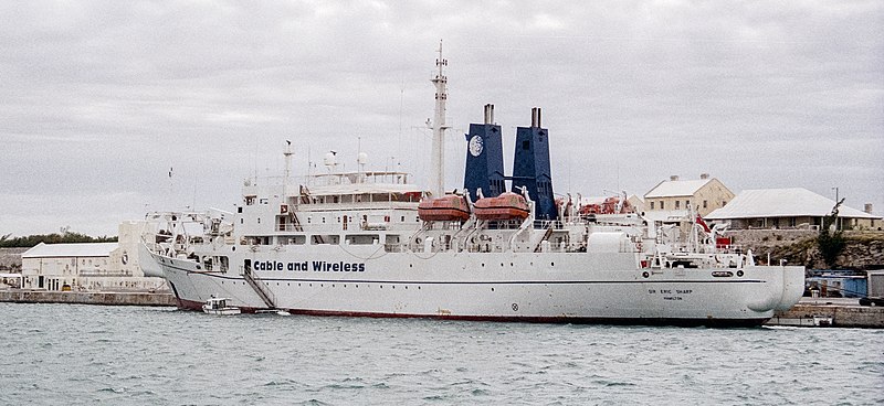 File:Cable ship Sir Eric Sharp Bermuda 1994.jpg