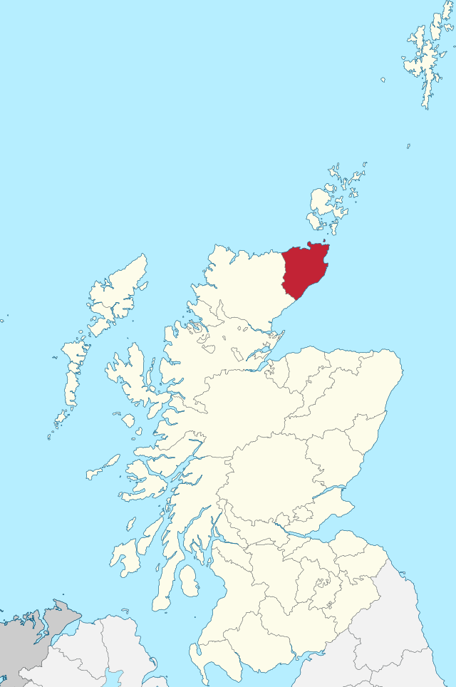 凯瑟尼斯在大不列颠岛的位置
