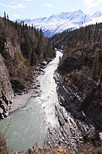 Canyon in Alaska near Wrangell-St. Elias Nationalpark