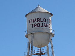 Los Charlotte Trojans son los equipos escolares en Charlotte, Texas