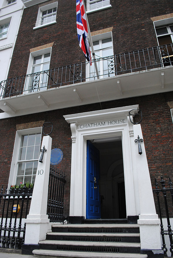 Entrance to Chatham House in 2012