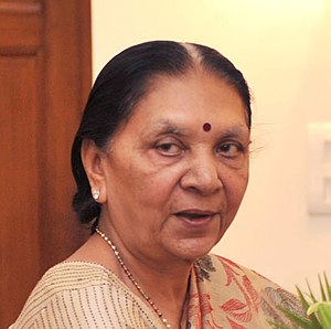 Chief Minister of Gujarat Anandiben Patel.jpg