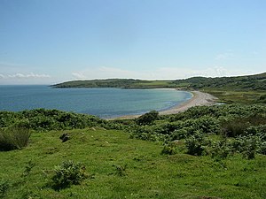 Blick über die Claggain Bay