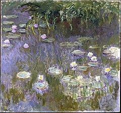 Water Lilies by كلود مونيه, 1922