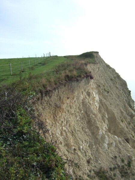 File:Cliff beside Woody Bay - geograph.org.uk - 2153190.jpg