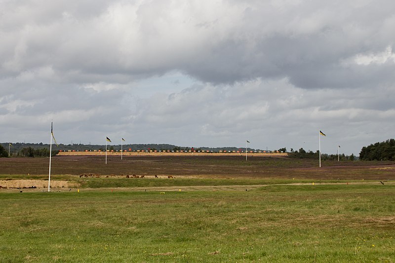 File:Clouds over Stickledown Rifle Range at the National Shooting Centre, Bisley.jpg