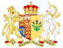 Armoiries de Sarah, duchesse d'York, 1986-1996.svg