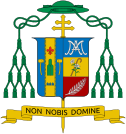 Coat of arms of Jose Serofia Palma as Archbishop of Palo.svg