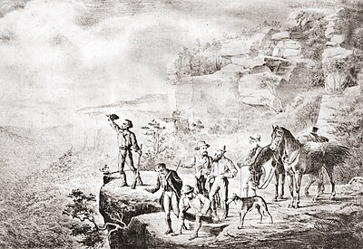 1813 crossing of the Blue Mountains
