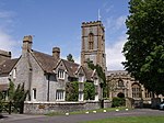 Church of St Andrew Curry Rivel - Manor Farmhouse and church - geograph.org.uk - 438592.jpg