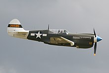 Curtiss P-40N Warhawk Little Jeanne in flight