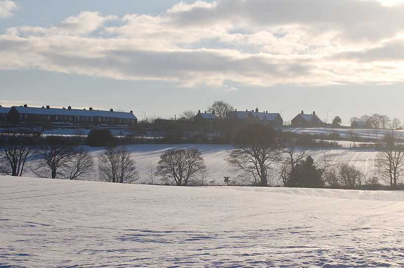 File:Cuthbert Street and Marley Hill School from the north.JPG