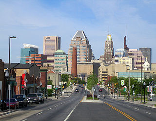 Downtown Baltimore Place in Maryland, United States