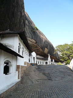 Dambulla Town in Sri Lanka