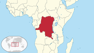 Kongo Demokraatliku Vabariigi asendikaart