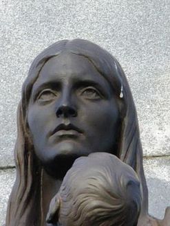 Mother on St Annes on Sea War Memorial.