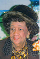 Past National President Dr. Dorothy Height at a book signing.