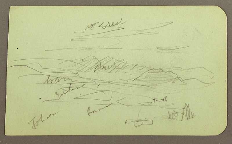 File:Drawing, Landscape, Toluca; Verso- Mountain, Church, 1883 (CH 18192571).jpg