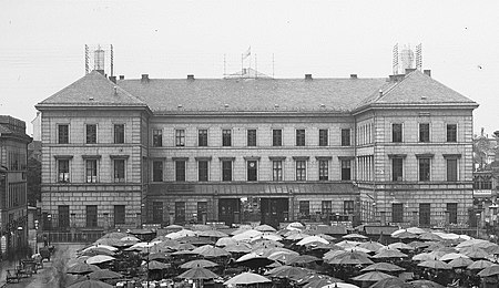 Dresden, Postgebäude am Antonsplatz, Albert Geutebrück und Joseph Thürmer, erbaut 1830 bis 1832