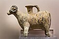 East Greek plastic aryballos - ram - Rhodos AM 13747