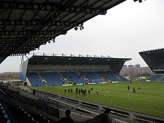 Kassam Stadium East stand, Kassam Stadium, Oxford United - geograph.org.uk - 1705831.jpg