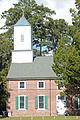 The old town site of Ebenezer, Georgia, US. The old town site and the church are on the National Register of Historic Sites This is an image of a place or building that is listed on the National Register of Historic Places in the United States of America. Its reference number is 74000674.