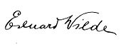 signature d'Eduard Vilde