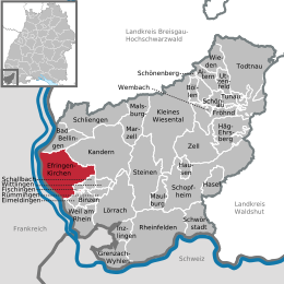 Efringen-Kirchen - Localizazion