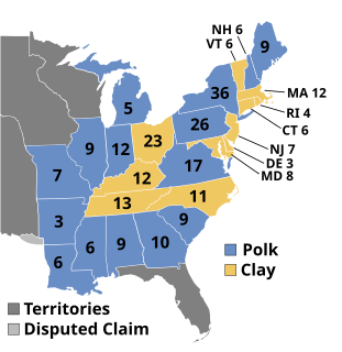 1844 United States presidential election 15th quadrennial U.S. presidential election