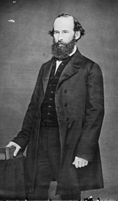 Lawrence was founded by settlers affiliated with the New England Emigrant Aid Company, headed by Eli Thayer, a Republican in the United States House of Representatives. Eli Thayer - Brady-Handy.jpg