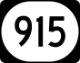 Kentucky Route 915 Markierung