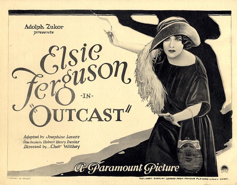 File:Elsie Ferguson in Outcast.jpg