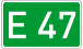 European Road 47 number DE.svg