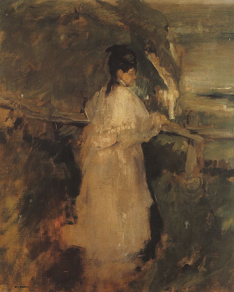 Eva Gonzalès - Femme sur la falaise.jpg