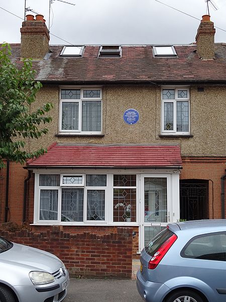 Former home of Freddie Mercury. A blue plaque commemorates his time here.