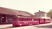 Be 4/4 204 in Frauenfeld, 1983