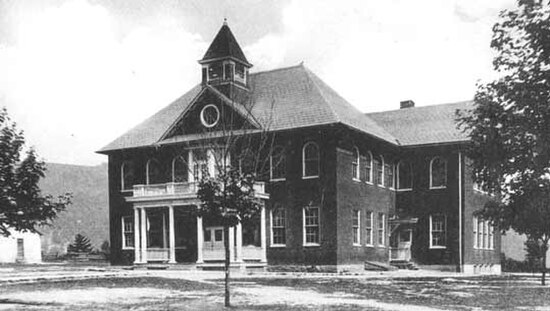 Old Romney High School, originally Romney Public School.
