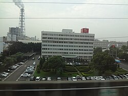 Formosa Plastics Renwu Plant near THSR line 20131119.jpg