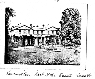 Gardens at Swainston 1909