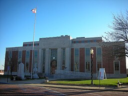 Domstolsbyggnaden i Callaway County ligger i centralorten Fulton.