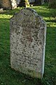 Un epitafi popolar per un ferrer de un villagg ingles a Houghton, Cambridgeshire, Regn Unid