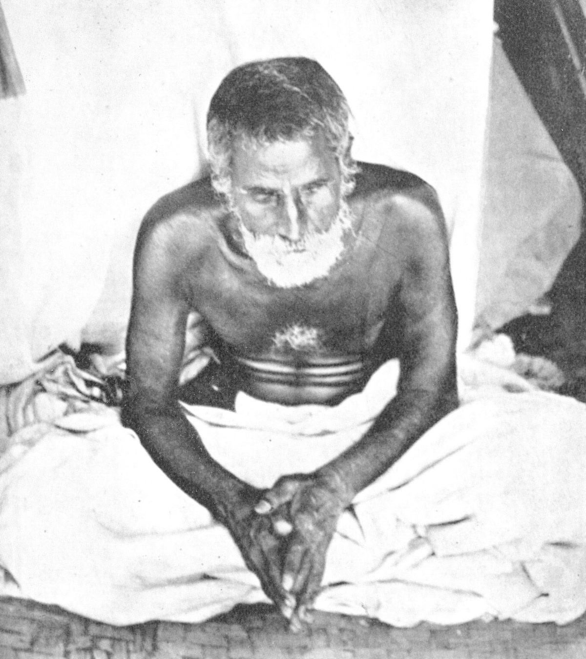 File:Gaurakisora dasa Babaji ca.1900.jpg - Wikimedia Commons